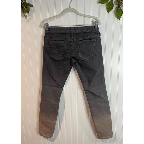 Free People Womens Gray Ombre Skinny Jeans Size 26 Cotton Blend - Picture 5 of 16